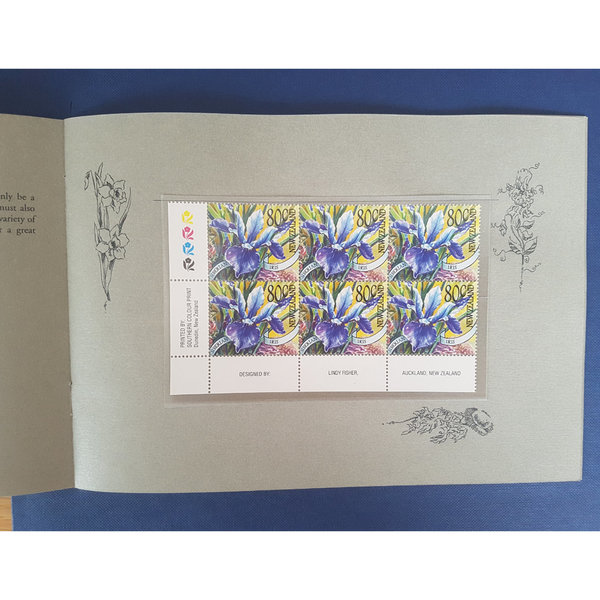 Neuseeland, LIMITED EDITION XX 2001, Garden Flowers, komplettes Buch