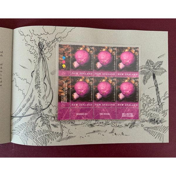 Neuseeland, LIMITED EDITION XXIII 2002, Native Fungi, komplettes Buch
